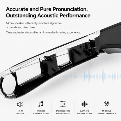 AI Smart Glasses D12 – Bluetooth Audio Glasses with HD Calls & Voice Assistant